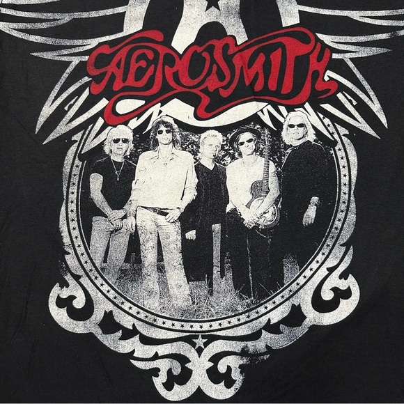 NEW Aerosmith World Tour 2009 Graphic {Alstyle} T-Shirt Black Men’s L - Picture 4 of 10